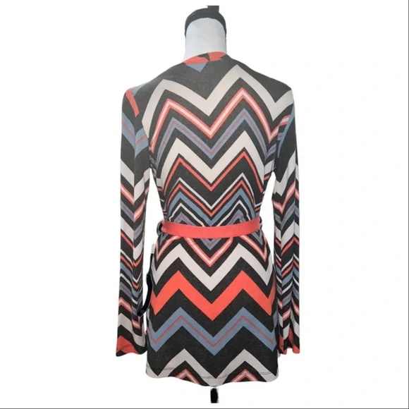 KATRIN LONG CARDIGAN WITH LONG SLEEVES MULTICOLOR. - Picture 3 of 6